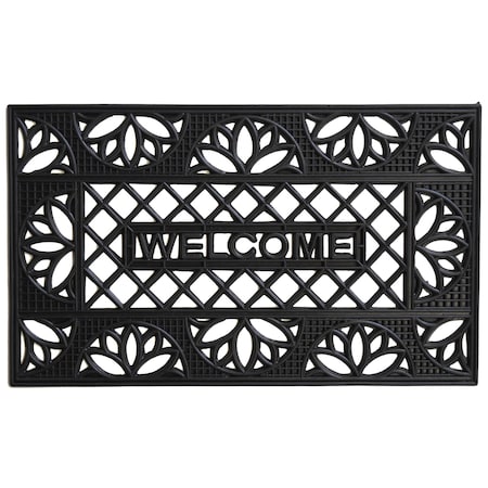 Calloway Mills Doormat, Rubber, Black 103721830
